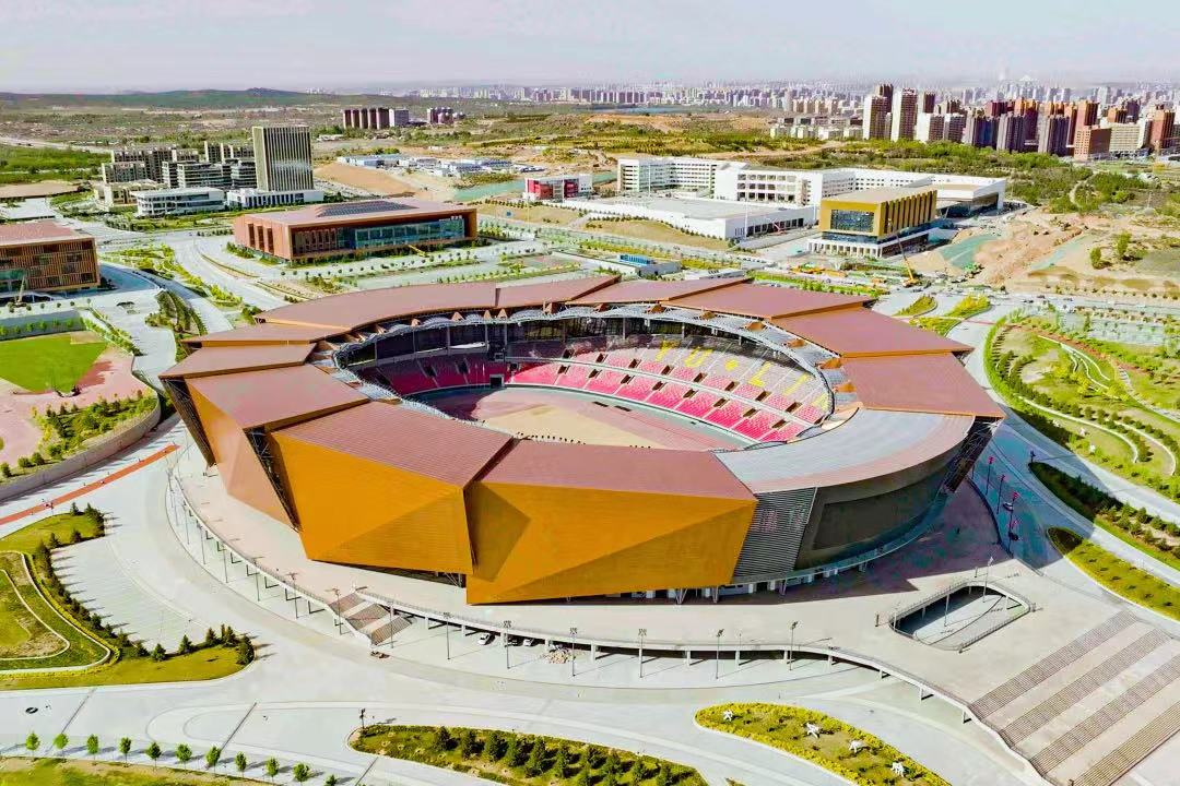 助力省运会|榆林体育中心预制看台，宝博体育
新型建材公司强力打造